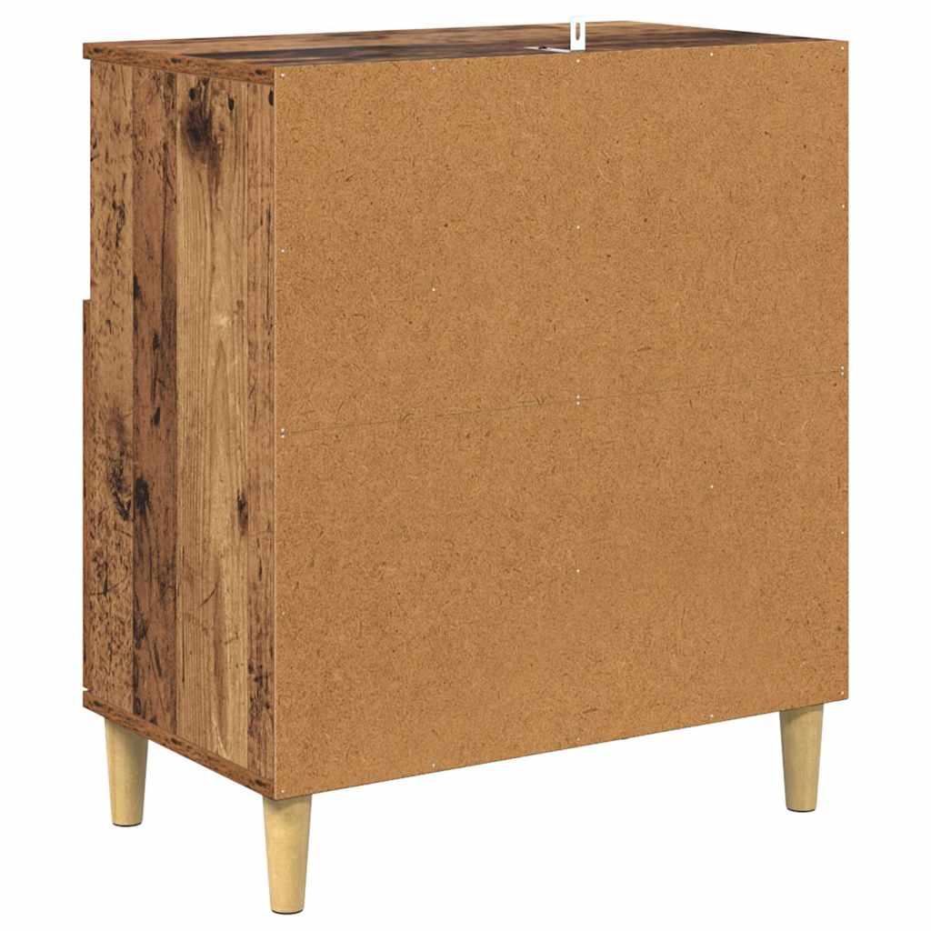 vidaXL Dressoirs 2 st 60x35x70 cm bewerkt hout wit