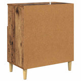 vidaXL Dressoirs 2 st 60x35x70 cm bewerkt hout wit