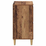 vidaXL Dressoirs 2 st 60x35x70 cm bewerkt hout wit