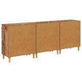 vidaXL Dressoirs 2 st 60x35x70 cm bewerkt hout wit