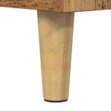vidaXL Dressoirs 2 st 60x35x70 cm bewerkt hout wit