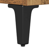 vidaXL Dressoirs 2 st 60x35x70 cm bewerkt hout wit