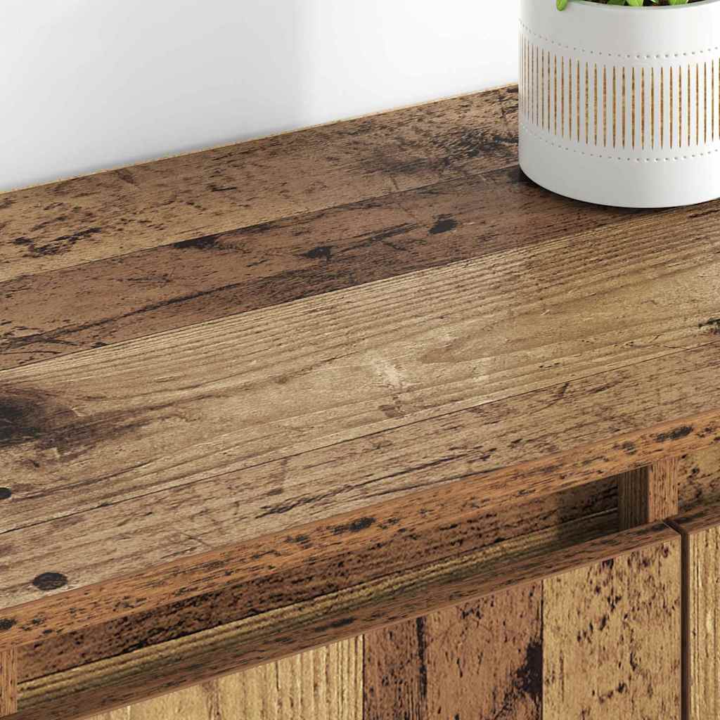vidaXL Dressoirs 2 st 60x35x70 cm bewerkt hout wit