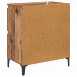 vidaXL Dressoirs 2 st 60x35x70 cm bewerkt hout wit