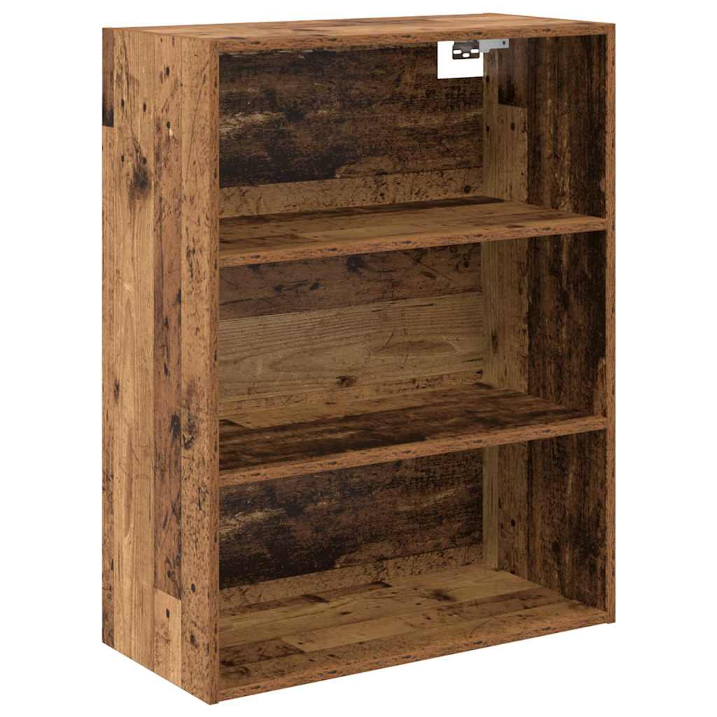 vidaXL Highboard Oud Hout 69,5 x 32,5 x 180 cm Bewerkt hout