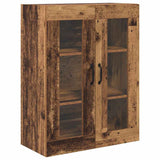 vidaXL Highboard with Drawer Old Wood 69.5 x 34 x 180 cm Engineered Wood