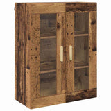 vidaXL Highboard with Drawer Old Wood 69.5 x 34 x 180 cm Engineered Wood