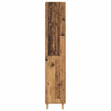 vidaXL Highboard with Drawer Old Wood 69.5 x 34 x 180 cm Engineered Wood