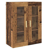 vidaXL Highboard with Drawer Old Wood 69.5 x 34 x 180 cm Engineered Wood