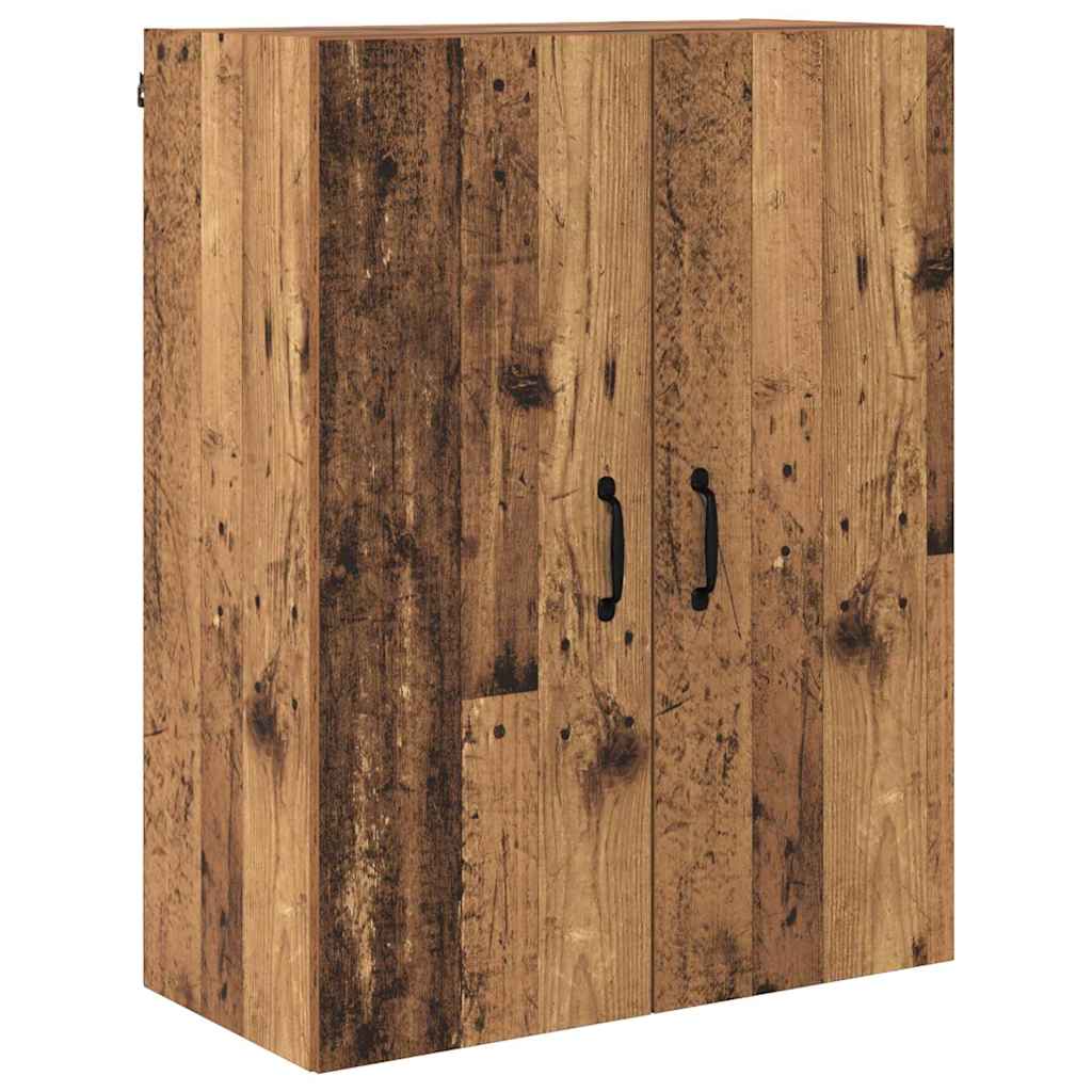vidaXL Highboard met lade Oud Hout 69,5 x 34 x 180 cm Bewerkt hout