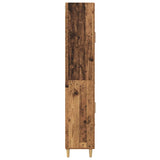 vidaXL Highboard met lade Oud Hout 69,5 x 34 x 180 cm Bewerkt hout