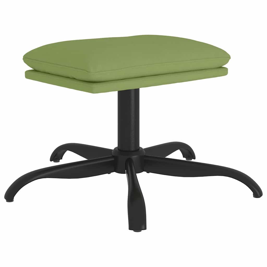 vidaXL Footstool 60x60x36 cm velvet dark green