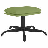 vidaXL Footstool 60x60x36 cm velvet dark green