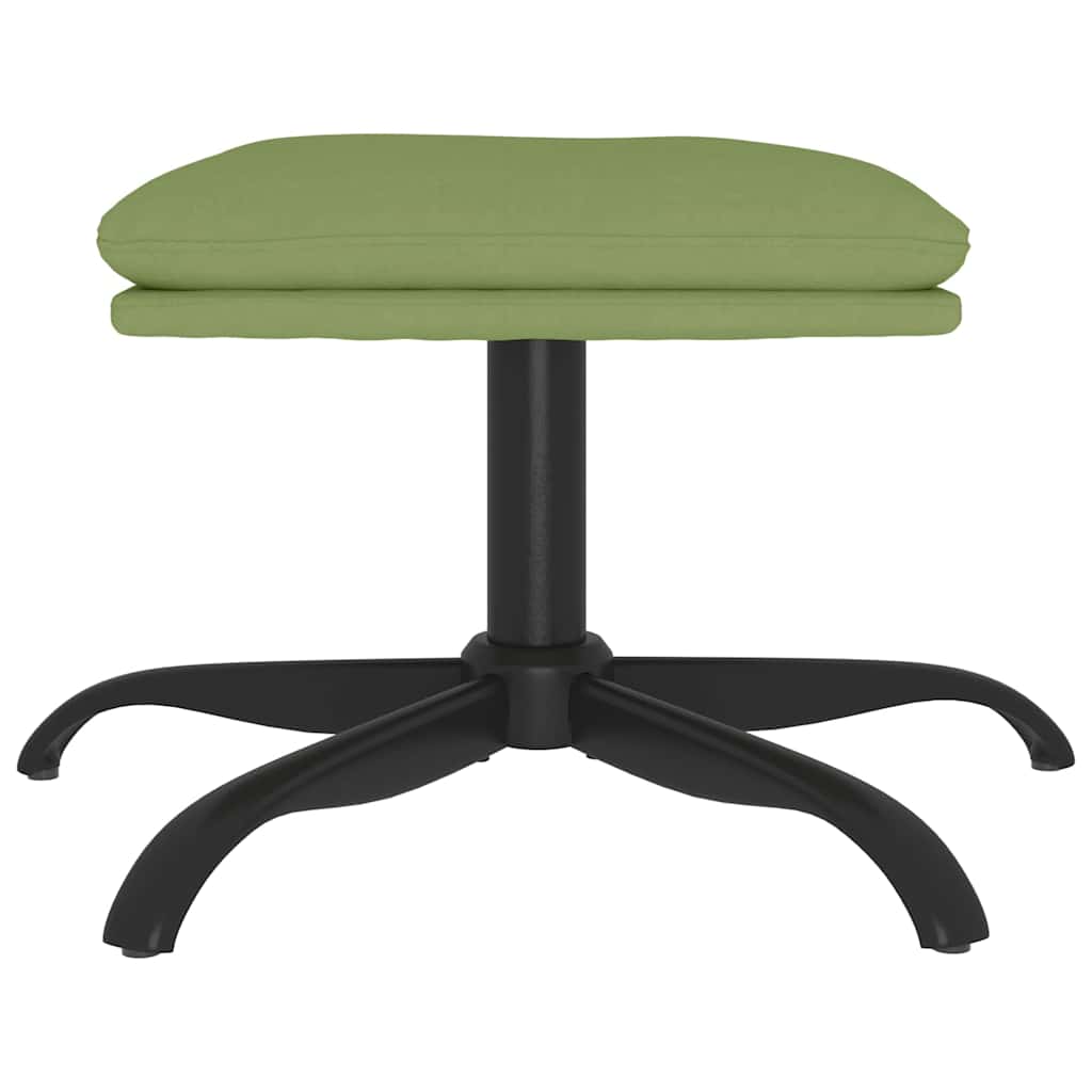 vidaXL Footstool 60x60x36 cm velvet dark green