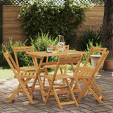 vidaXL Bistrostoelen 4 st inklapbaar massief acaciahout