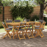vidaXL Bistrostoelen 4 st inklapbaar massief acaciahout