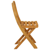 vidaXL Tuinstoel 4 pcs Olie Natuurlijk 40 x 42 x 85 cm