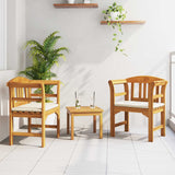 vidaXL Tuinrozen loungeset 4 pcs Massief Acacia Hout