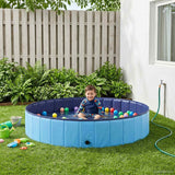 vidaXL Opvouwbaar hondenzwembad Rood 80 x 80 x 20 cm PVC