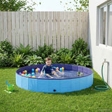 vidaXL Opvouwbaar hondenzwembad Rood 80 x 80 x 20 cm PVC