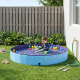 vidaXL Opvouwbaar hondenzwembad Rood 80 x 80 x 20 cm PVC
