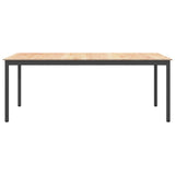 vidaXL Eettafel Naturel 200 x 100 x 75 cm Massief grenenhout