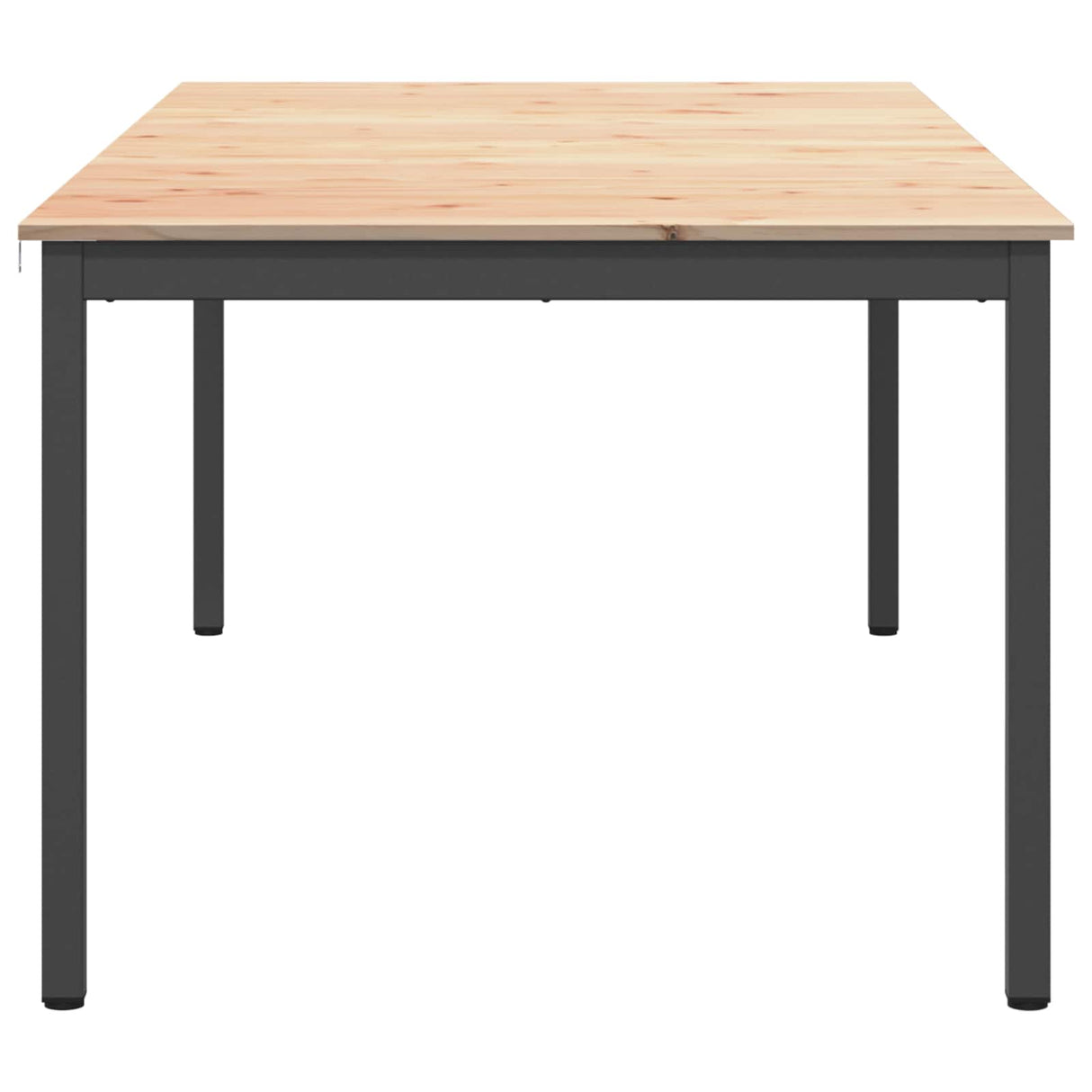vidaXL Eettafel Naturel 200 x 100 x 75 cm Massief grenenhout