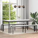 vidaXL Eettafel Naturel 200 x 100 x 75 cm Massief grenenhout