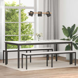 vidaXL Eettafel Naturel 200 x 100 x 75 cm Massief grenenhout