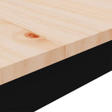 vidaXL Bartafel Naturel 110 x 55 x 105 cm Massief grenenhout