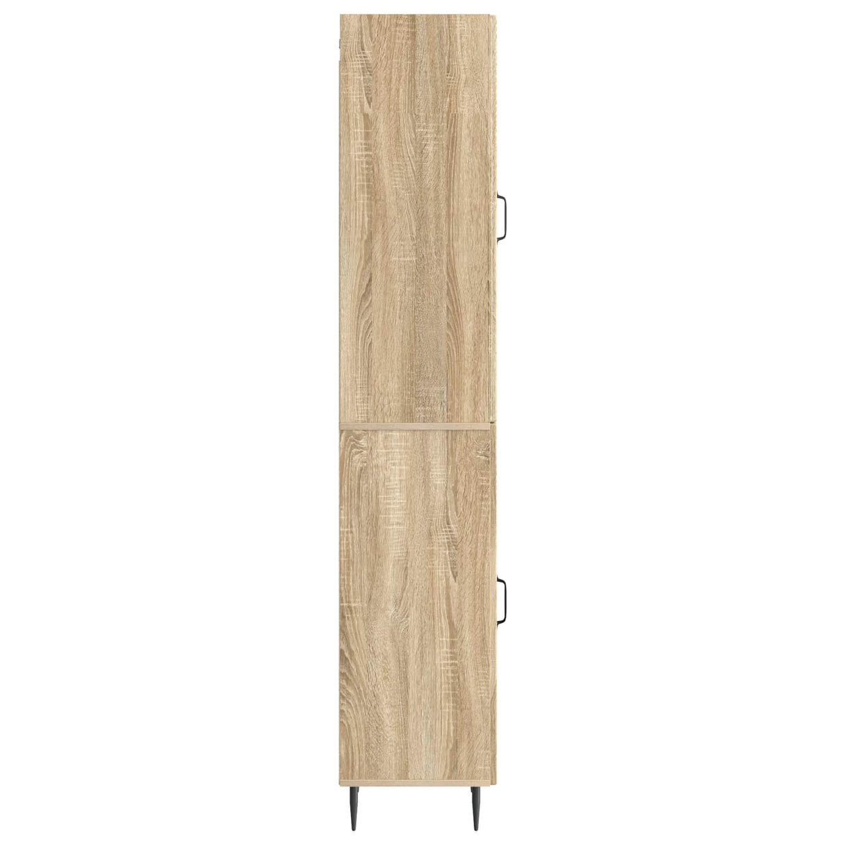 vidaXL Kast Set 2 pcs Zwart 33 x 34,5 x 89,5 cm Bewerkt hout