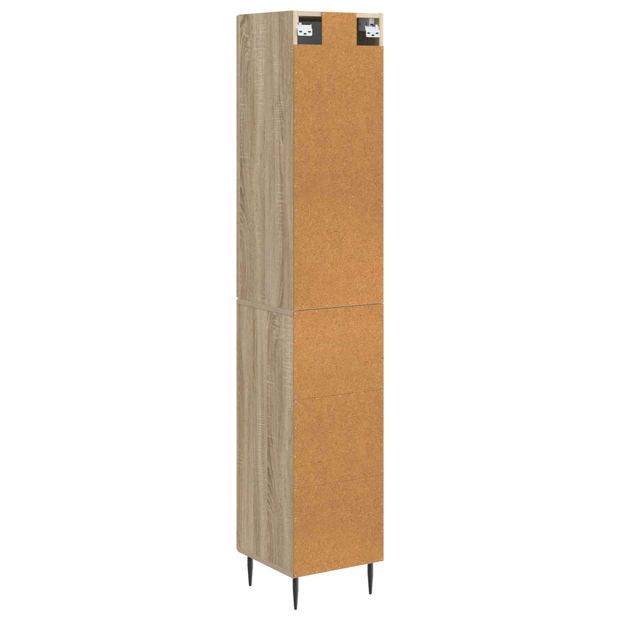 vidaXL Kast Set 2 pcs Zwart 33 x 34,5 x 89,5 cm Bewerkt hout