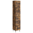 vidaXL Kast Set 2 pcs Zwart 33 x 34,5 x 90 cm Bewerkt hout