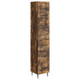 vidaXL Kast Set 2 pcs Zwart 33 x 34,5 x 90 cm Bewerkt hout