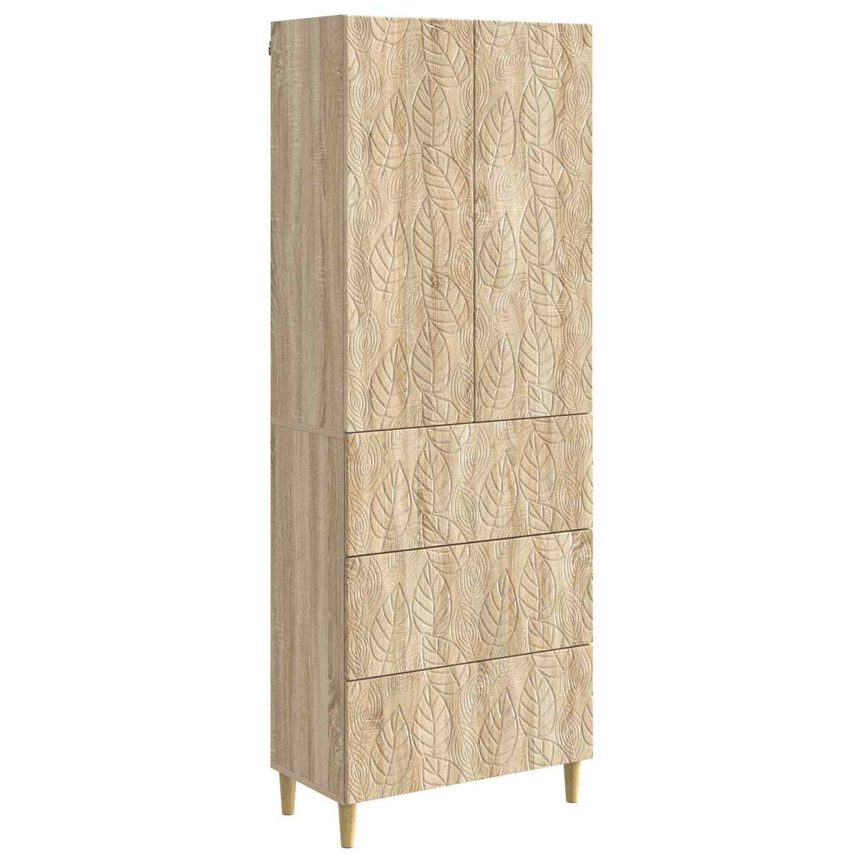 vidaXL Cabinet Set 2 pcs Black 66 x 34.5 x 90 cm Engineered Wood
