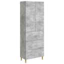 vidaXL Cabinet Set 2 pcs Black 66 x 34.5 x 90 cm Engineered Wood