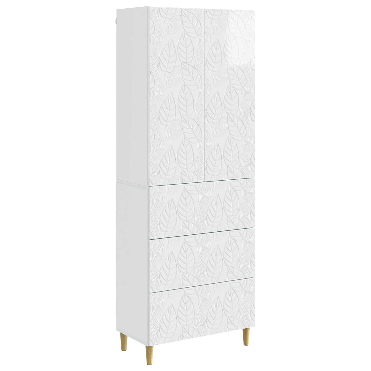 vidaXL Cabinet Set 2 pcs Black 66 x 34.5 x 90 cm Engineered Wood