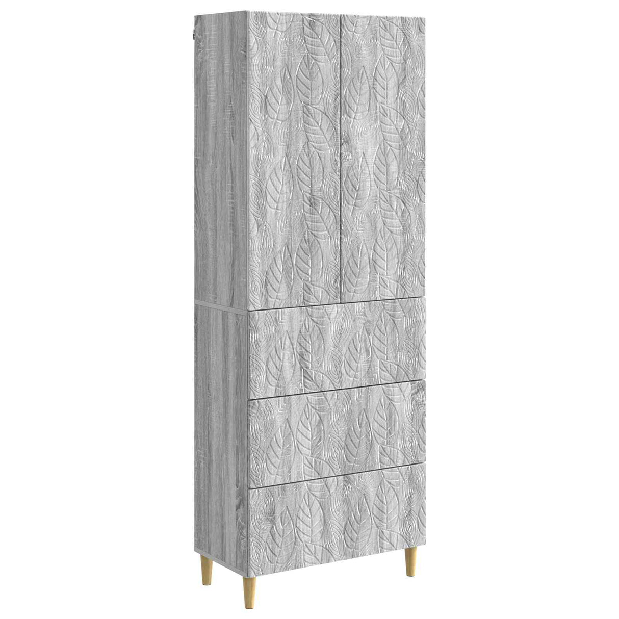 vidaXL Cabinet Set 2 pcs Black 66 x 34.5 x 90 cm Engineered Wood