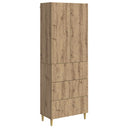 vidaXL Cabinet Set 2 pcs Black 66 x 34.5 x 90 cm Engineered Wood