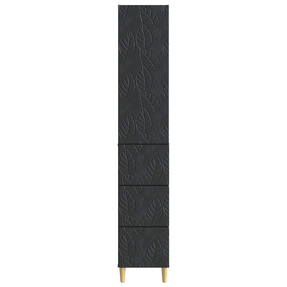 vidaXL Kast Set 2 pcs Zwart 33 x 34,5 x 90 cm Bewerkt hout