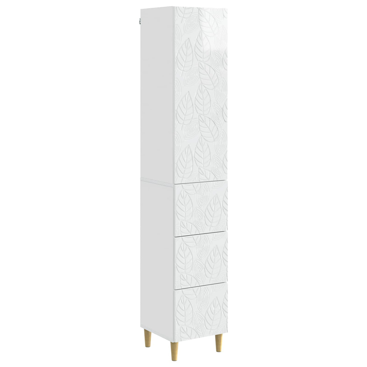 vidaXL Kast Set 2 pcs Zwart 33 x 34,5 x 90 cm Bewerkt hout