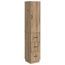 vidaXL Cabinet Set 2 pcs Black 33 x 34.5 x 87 cm Engineered wood