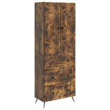 vidaXL Kast Set 2 pcs Zwart 66 x 34,5 x 90 cm Bewerkt hout
