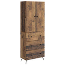 vidaXL Kast Set 2 pcs Zwart 66 x 34,5 x 90 cm Bewerkt hout