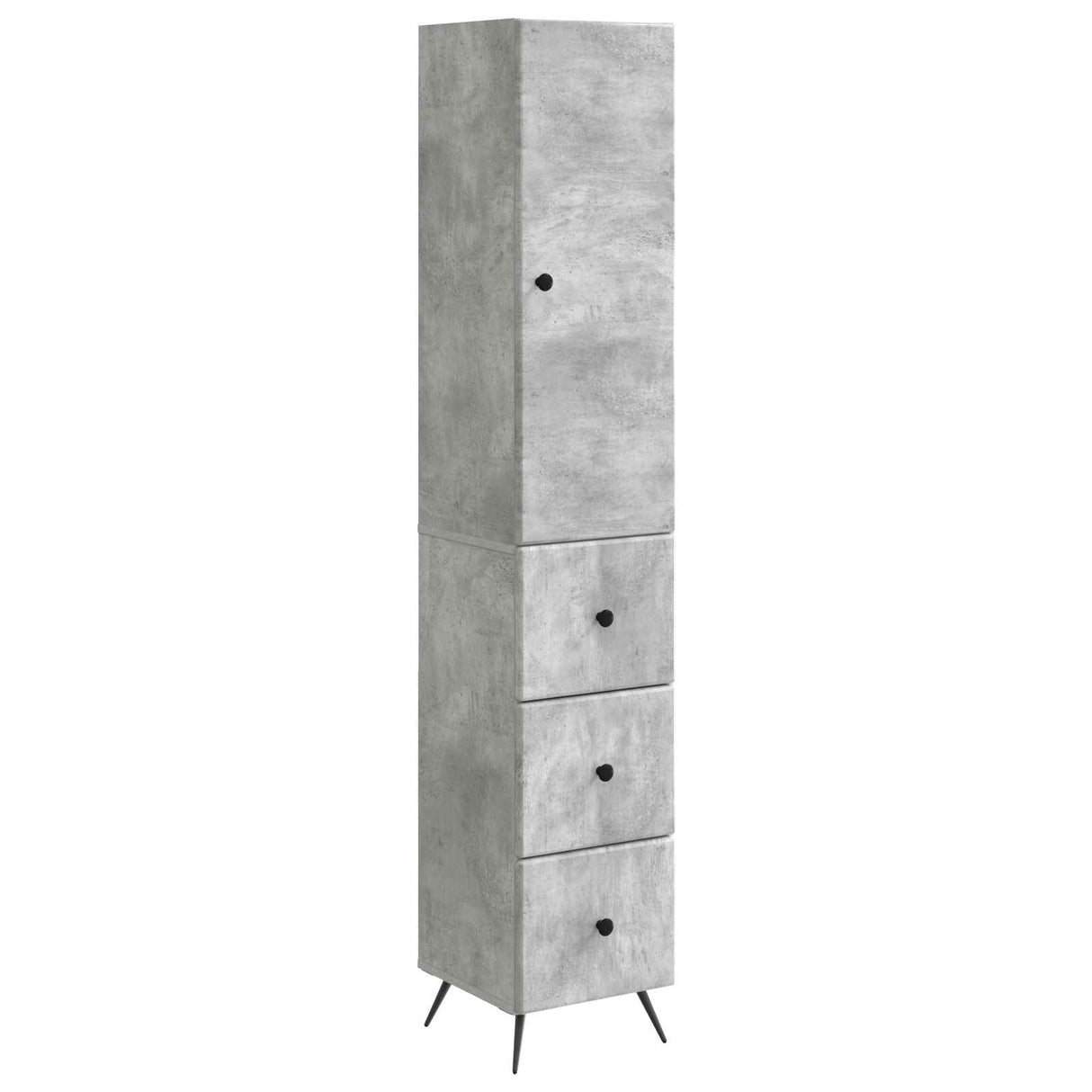 vidaXL Kast Set 2 pcs Zwart 34,5 x 34,5 x 90 cm Bewerkt hout