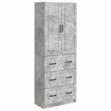 vidaXL Kast Set 2 pcs Zwart 66 x 34,5 x 87 cm Bewerkt hout