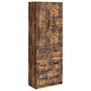 vidaXL Kast Set 2 pcs Zwart 66 x 34,5 x 87 cm Bewerkt hout