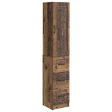 vidaXL Kast Set 2 pcs Zwart 33 x 34,5 x 87 cm Bewerkt hout
