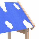 vidaXL Speeltoren Bruin 52,5 x 46,5 x 195 cm Massief grenenhout