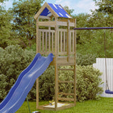 vidaXL Play Tower Brown 52.5 x 85 x 239 cm Solid Pine Wood